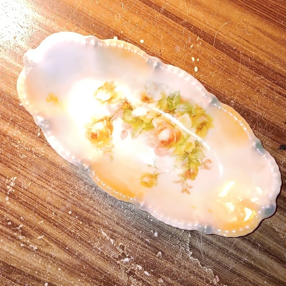 Vintage German Silesia oval relish bowl - Picture 1 of 4